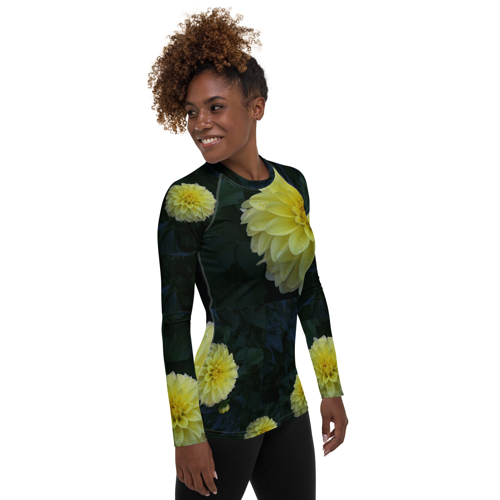 printed-activewear-top-rashguard-workout-top-women-lemon-dahlias-wickedyo7